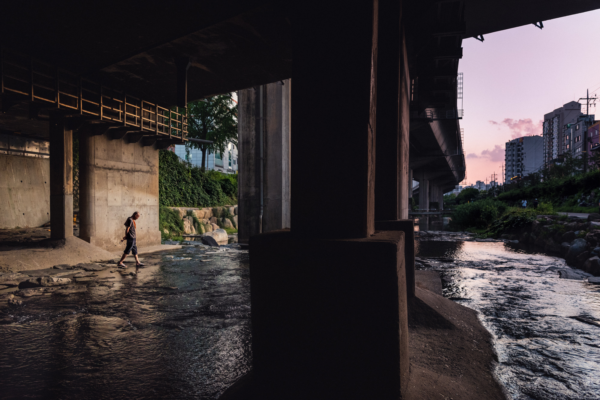 under the bridge